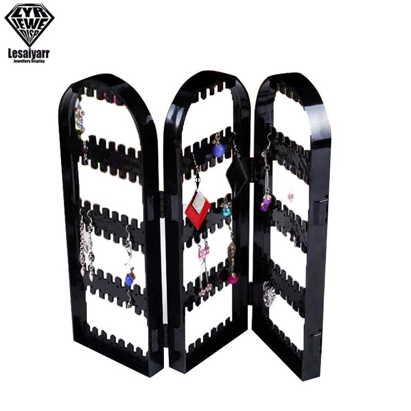 Clear Earrings Studs Folding Display Rack And Storage
