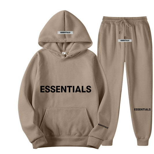 ESSENTIALS HOODIE SET Sweatshirt Reflective Letter Printing Hip Hop Street Fashion Men Women